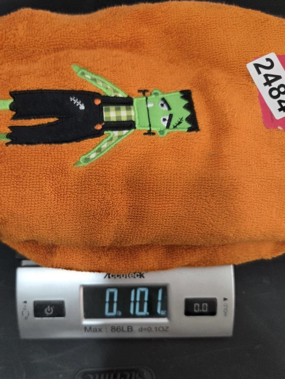 Casaba Frankenstein Halloween Thick Hand Towels‎ Set of 2 Embroidery
